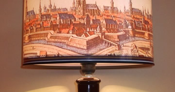 Lampa Weduta z wizerunkiem Wrocławia